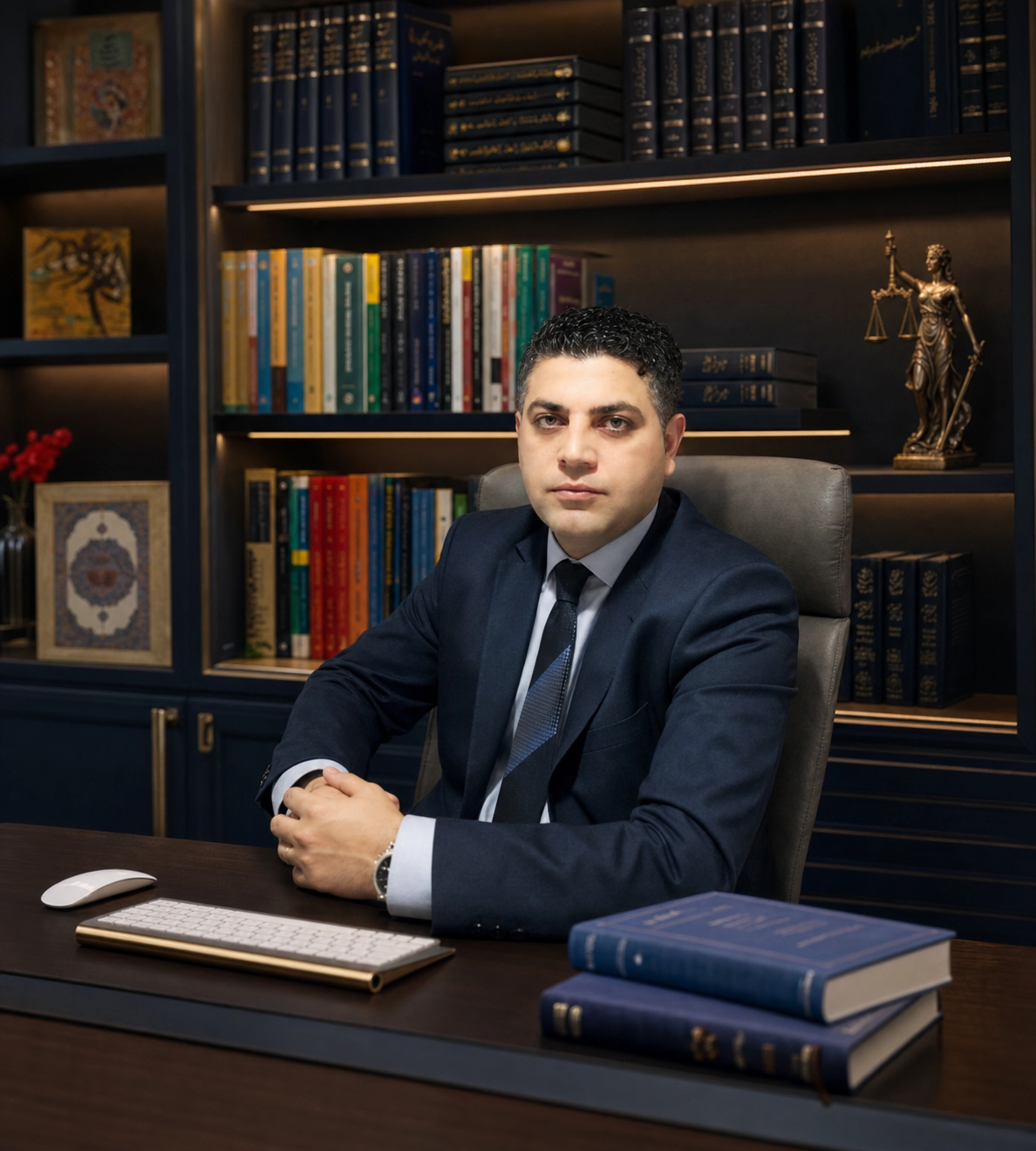 دکتر مهراد سلیمی در دفتر حقوقی